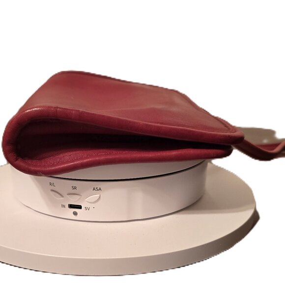 Coach Disco Crossbody Small Red Leather Shoulder Handbag ~ Vintage EVC - Picture 3 of 9